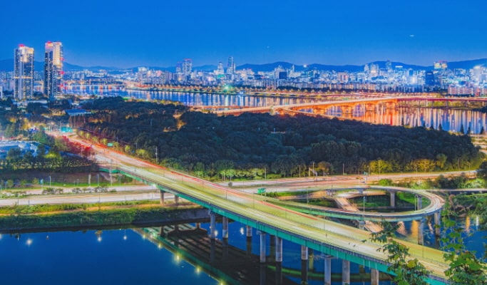 Seoul Night View Small Group Half Day Tour with Gwangjang Market Visit