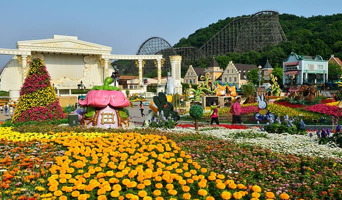 Everland + Lotte World 1 Day Tour (Lotte Duty Free Shopping included) - from Seoul