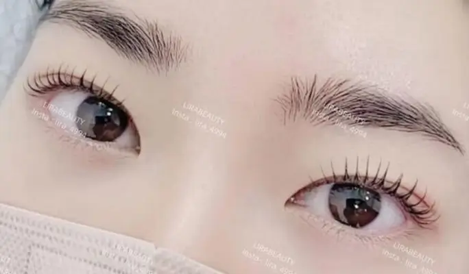 明洞のLira Beautyでまつ毛エクステ＆ラッシュリフト