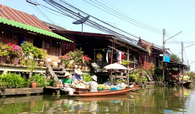 Floating Market & Fishing Village One Day Private Tour