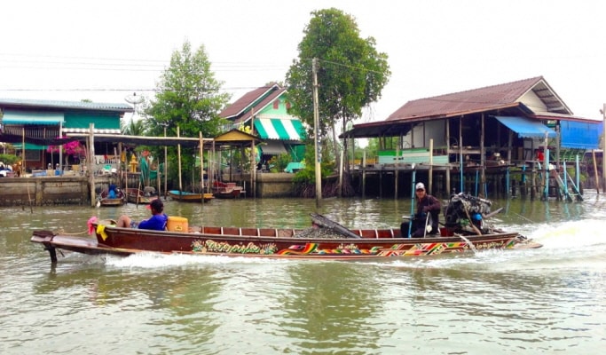 Floating Market & Fishing Village One Day Private Tour