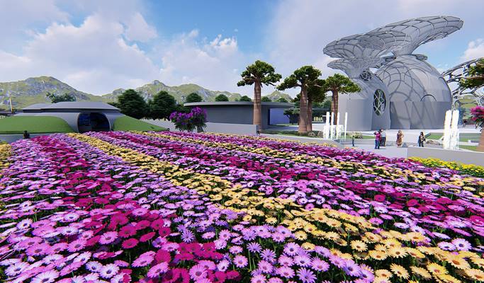 Flower Land Pattaya Discount Ticket (+Aquarium)