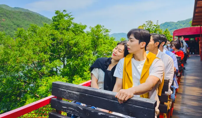 Nami Island + Gangchon Rail Bike + Nari Park Globe Amaranth/ Pink Muhly Festival 1 Day Tour from Seoul (Sept 5~Oct 20)
