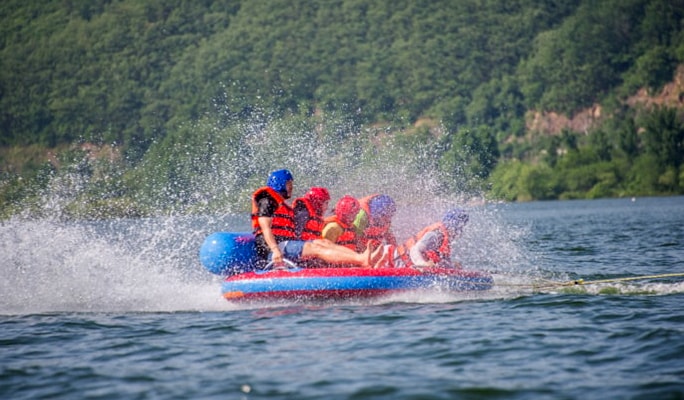 Seoul Vicinity: Gangchon Rail Bike + Exciting Water Sports Package