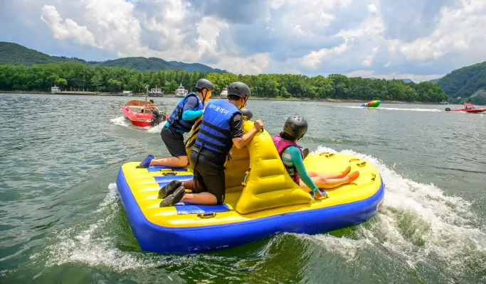 Water Leisure Activities at Gapyeong Water Park: Unlimited Slides, Jet Boat, Banana Boat, and more