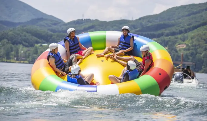 Water Leisure Activities at Gapyeong Water Park: Unlimited Slides, Jet Boat, Banana Boat, and more