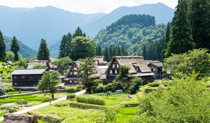 The World Heritage villages - Shirakawa-go & Gokayama Ainokura Tour