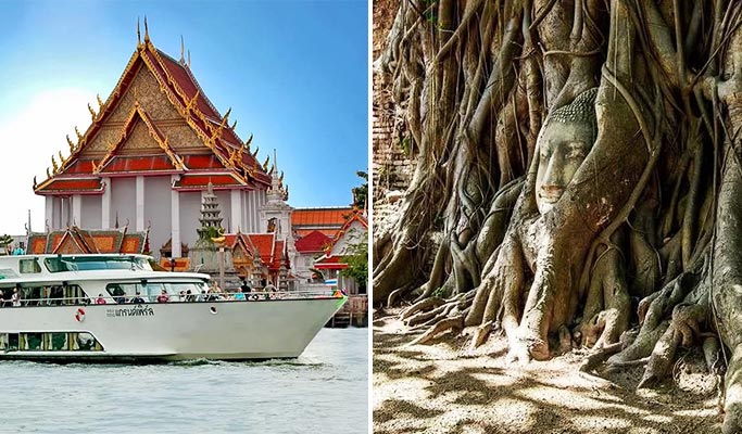 Ayutthaya Tour by Grand Pearl Cruise from Bangkok