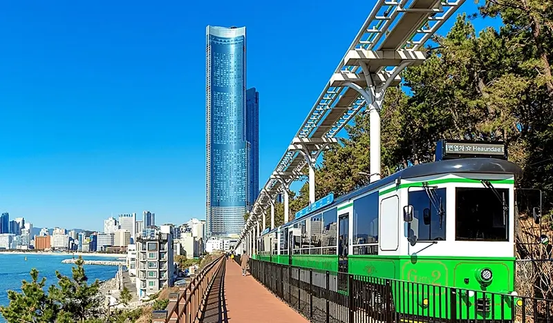 Busan 1 Day Tour: Gamcheon Culture Village + Haedong Yonggungsa Temple + Haeundae Sky Capsule + Yacht Tour