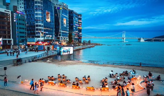 Water Sports & Cycling 1 Day Tour at Gwangalli Beach, Busan
