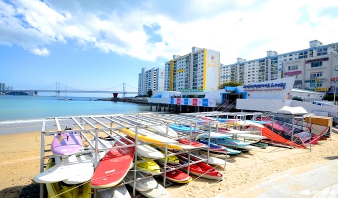 Motor Boats, Banana Boats, Surfing & Kayaking at Gwangalli Beach