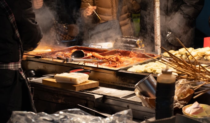 Seoul Night View Small Group Half Day Tour with Gwangjang Market Visit