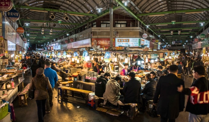 首爾夜間徒步＆美食徒步之旅