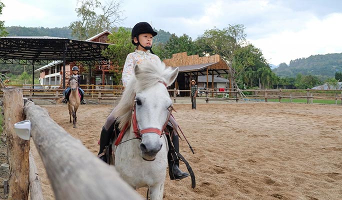 Chiang Mai Horseback Riding + Wat Ton Kwen Half Day Private Tour (+ Hotel Transfer)