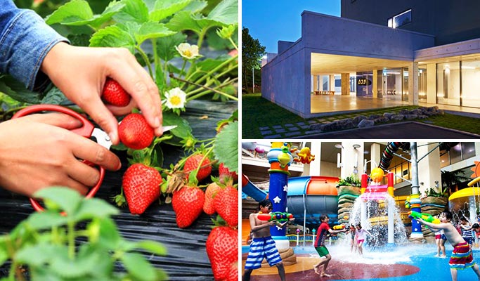 Woongjin Play Doci Indoor Water Park + Art Bunker B39 + Strawberry Picking 1 Day Tour (Join-in/Private)