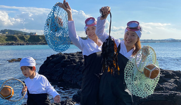 済州島海女伝統衣装レンタル