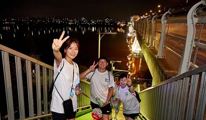 2025年 漢江ナイトウォーク 14K 汝矣島漢江公園 (8月2日)