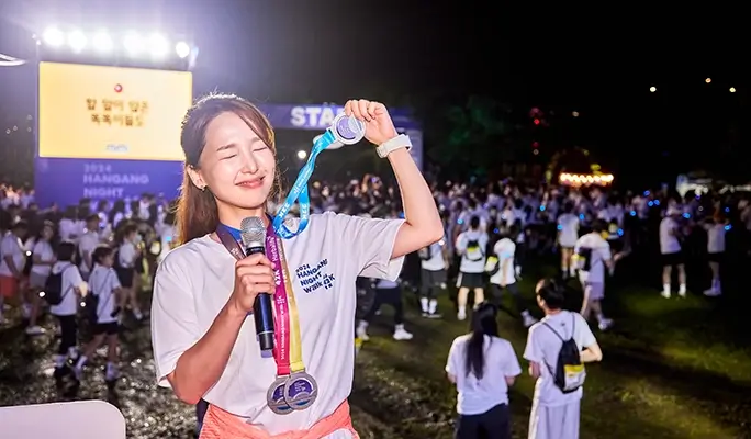 2025年 漢江ナイトウォーク 14K 汝矣島漢江公園 (8月2日)