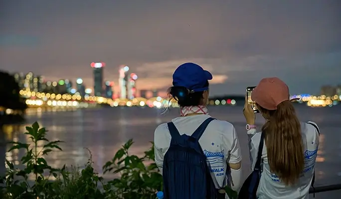 2025年 漢江ナイトウォーク 14K 汝矣島漢江公園 (8月2日)