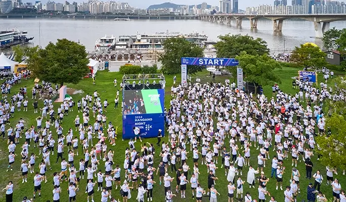 2025年 漢江ナイトウォーク 14K 汝矣島漢江公園 (8月2日)