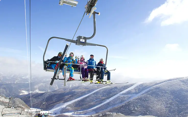 Ski lift at High1 Ski Resort