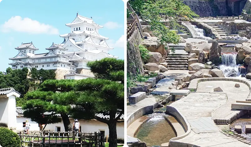 Himeji Castle & Arima Onsen 1 Day Tour with English/Chinese Guide - from Osaka
