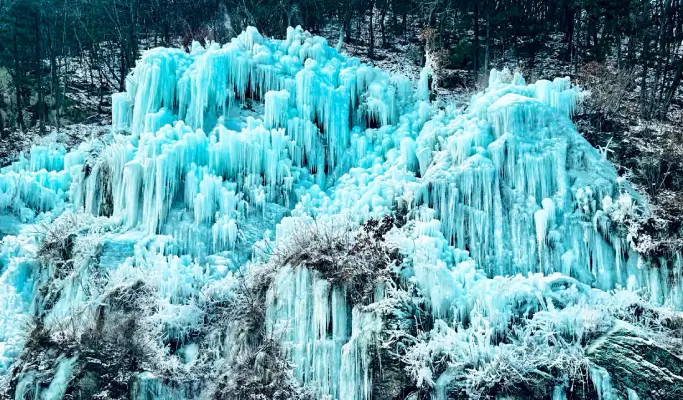 Elysian Gangchon Ski Resort (Ski/Snow Sled) + Eobi Ice Valley + Strawberry Picking 1 Day Tour from Seoul