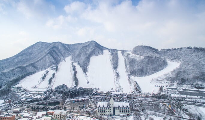 Jisan Ski Resort (+ Strawberry Picking) 1 Day Tour