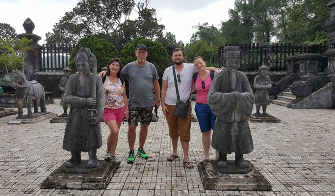 Hue Khai Dinh Tomb + Minh Mang Tomb + Thuy Xuan Village Tour (Half Day)