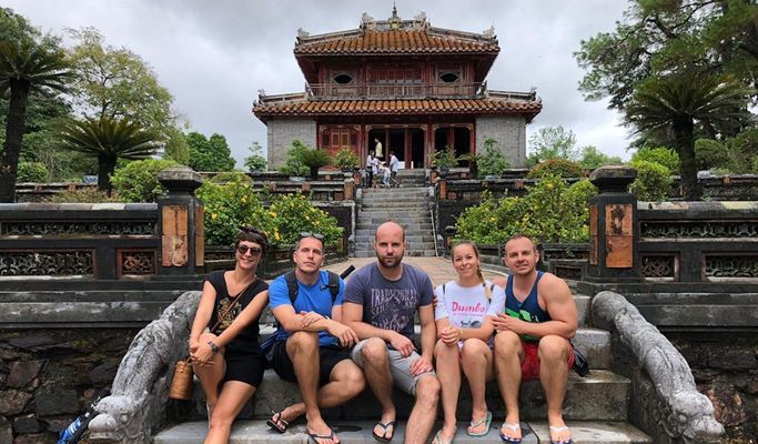 Hue Khai Dinh Tomb + Minh Mang Tomb + Thuy Xuan Village Tour (Half Day)
