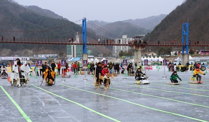 2020 Hwacheon Sancheoneo Ice Festival: Private Tour - from Elysian Gangchon Ski Resort (Jan 27~Feb 16)