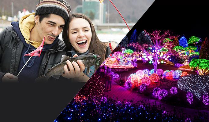 2018 Hwacheon Sancheoneo Ice Festival & Garden of Morning Calm Light Festival 1 Day Tour (Jan 10 & 13)