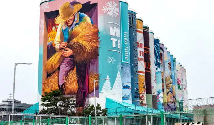 Incheon Airport → Seoul Free Shuttle Bus Tour: Lotte World + Seoul Sky + 1883 Incheon Global Stamp Tour Package