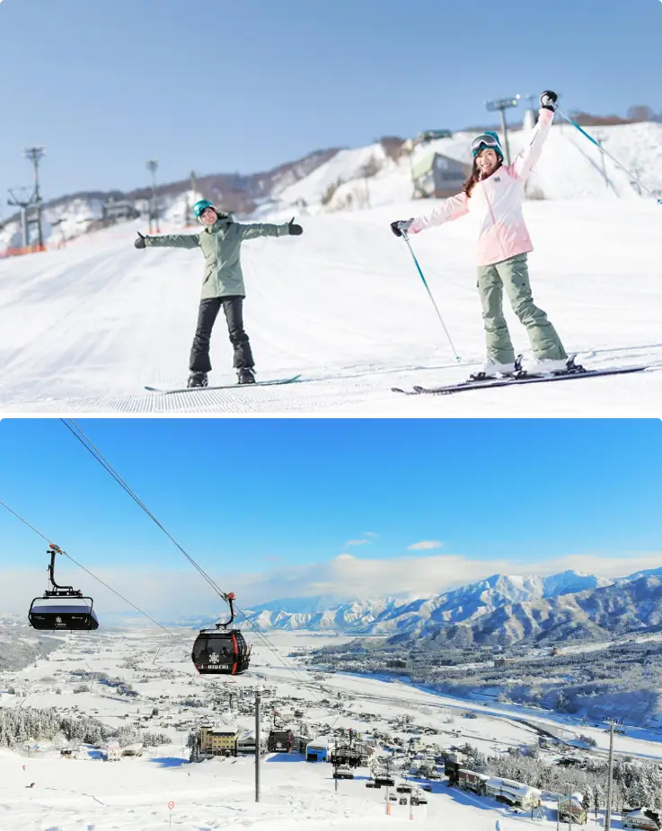 Enjoy exceptional snow quality and perfectly groomed slopes, ideal for skiing and snowboarding enthusiasts of all levels.