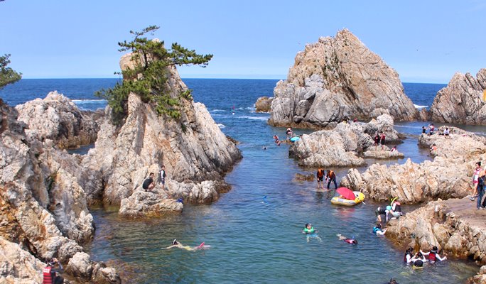 Summer Beach Fun: Crystal Clear Jangho Beach 1 Day Tour (+ Canoeing option) (~Aug)