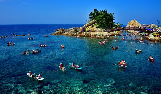 Summer Beach Fun: Crystal Clear Jangho Beach 1 Day Tour (+ Canoeing option) (~Aug)