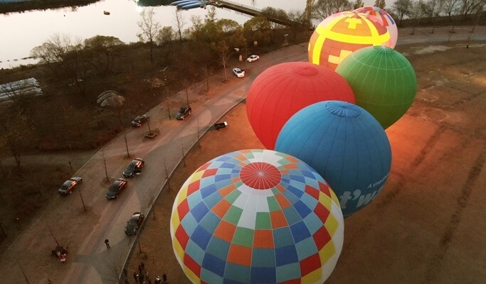 Hot Air Balloon Adventure in Jarasum Island