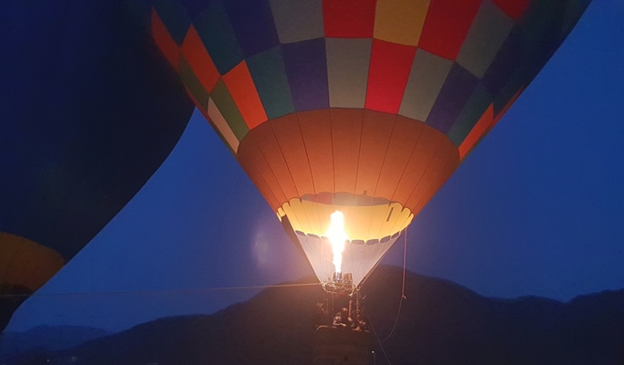 Hot Air Balloon Adventure in Jarasum Island