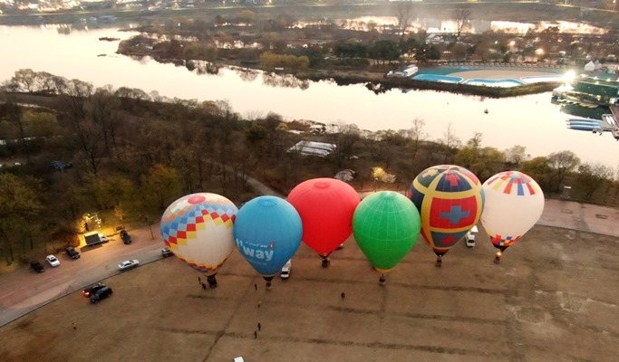 Hot Air Balloon Adventure in Jarasum Island