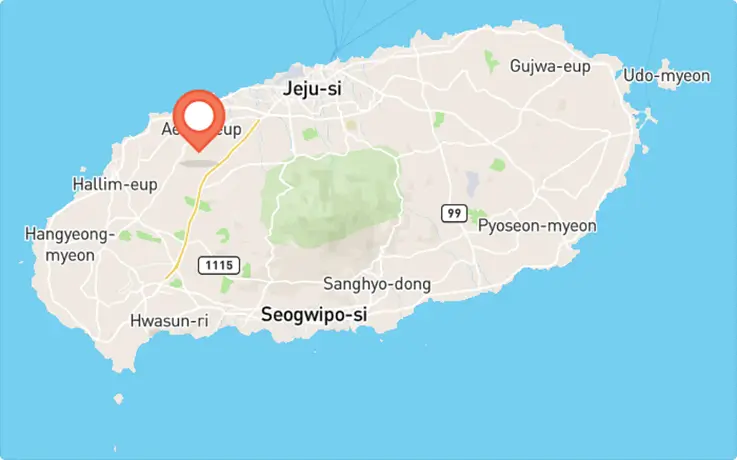 Hwajowon in Jeju City map