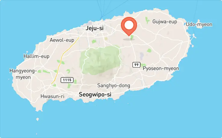 Jeju Stone Park in Jeju City map