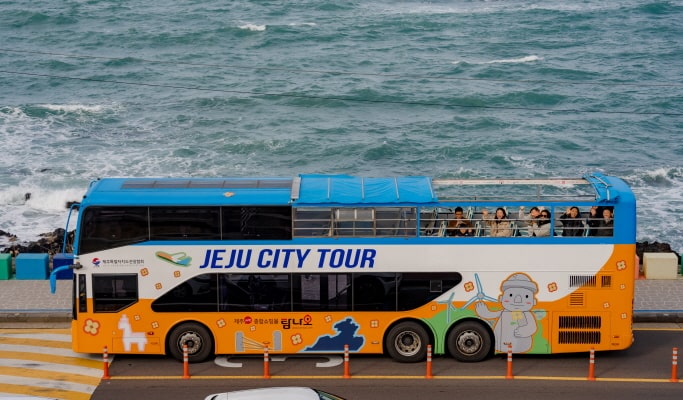 済州シティツアーバス : Hop On & Hop Off 1 日パス