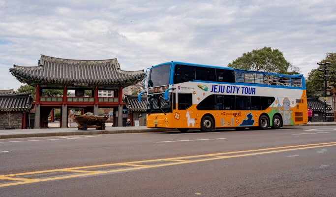 済州シティツアーバス : Hop On & Hop Off 1 日パス