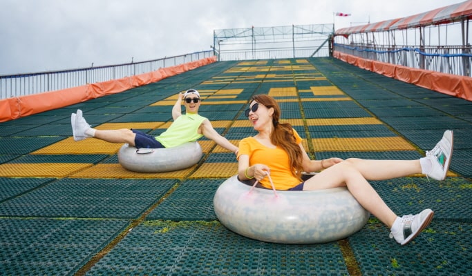 Jeju Leports Land: Go Karting/ Water Sled/ Zipline/ Paintball Experience