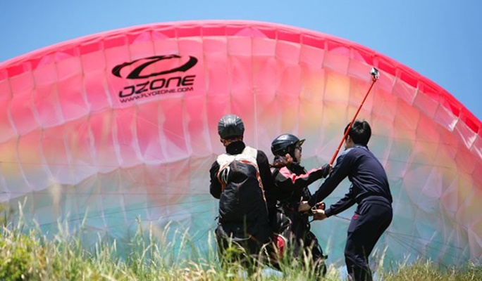 Tandem Paragliding in Jeju Island - Trazy, Korea's #1 Travel Shop