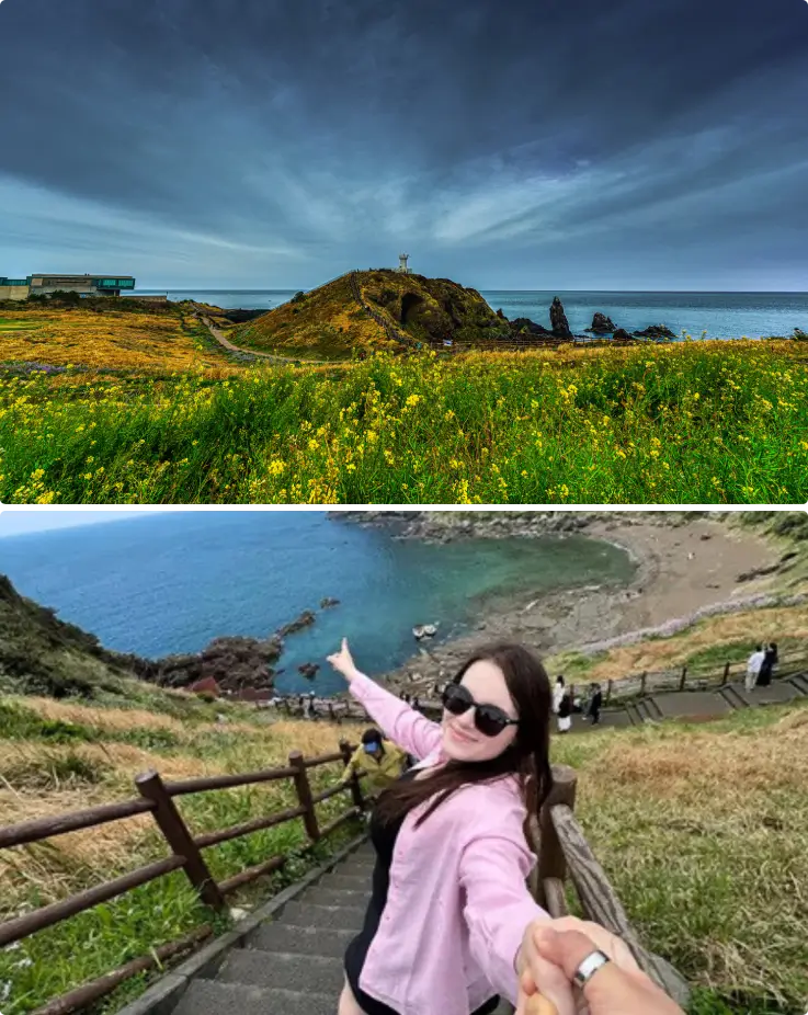 Seopjikoji Hill on Jeju Island