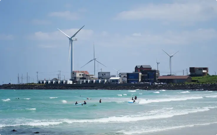 Woljeongri Beach at Jeju Island