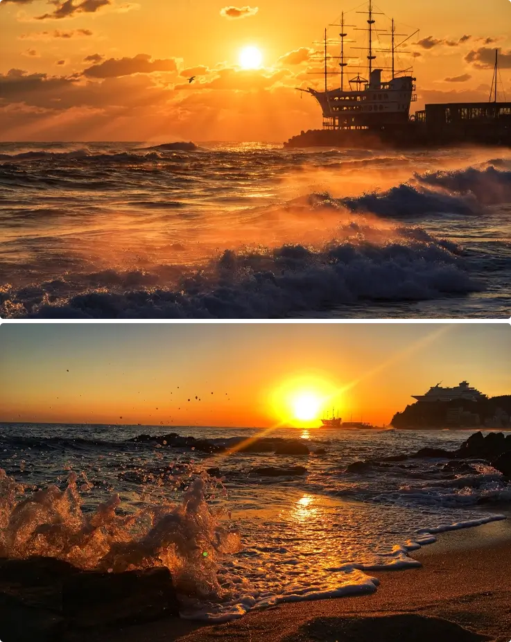 Sunrise at Jeongdongjin Beach