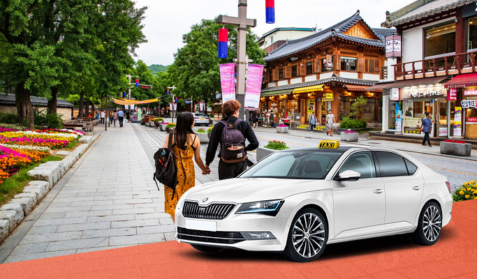 Hire a taxi with a driver in Jeonju - Jeonju Taxi Tour (up to 4 passengers)