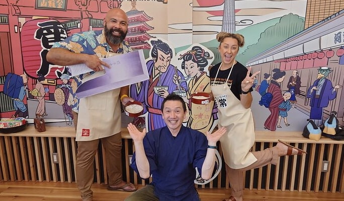 Tokyo Private Walking Tour & Soba Making Experience with Licensed Guide